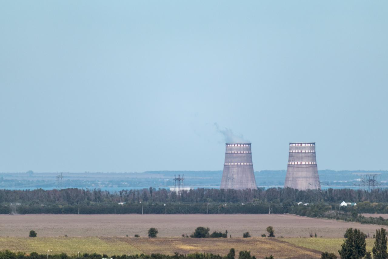 Cooling towers of the Zaporizhzhia Nuclear Power Plant are seen near Enerhodar in Ukraine's Zaporizhzhia region. (Adobe Stock Photo)