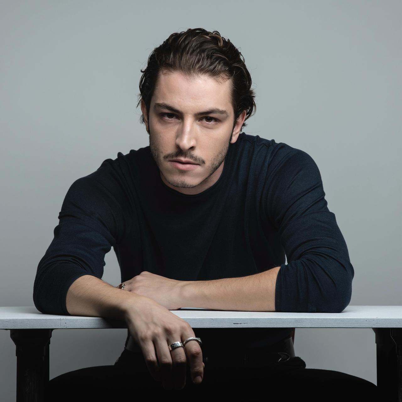 Boran Kuzum poses for a studio portrait, Istanbul, Türkiye, May 3, 2026. (Courtesy of BKM)