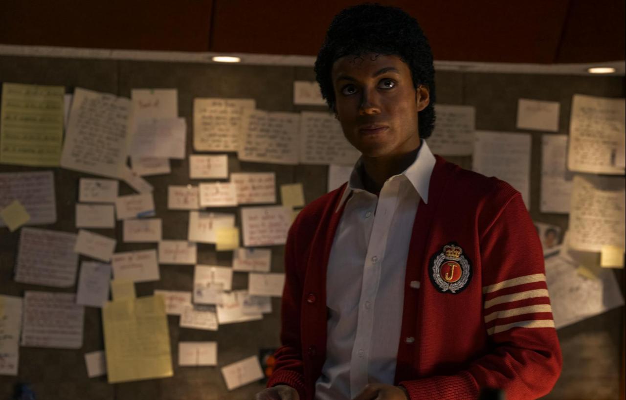Scene from Michael, the biographical film portraying the life and legacy of Michael Jackson.  (Photo via GK Films)