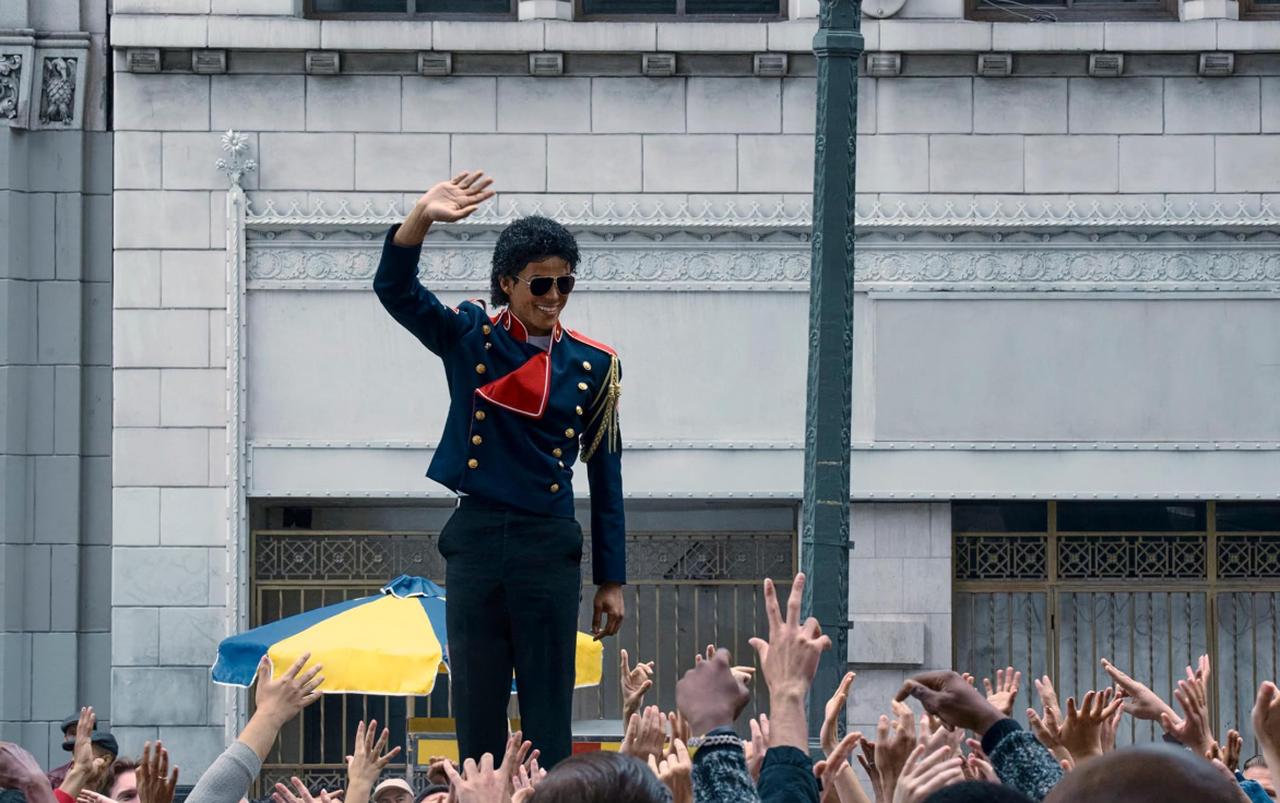 Scene from Michael, the biographical film portraying the life and legacy of Michael Jackson.  (Photo via GK Films)