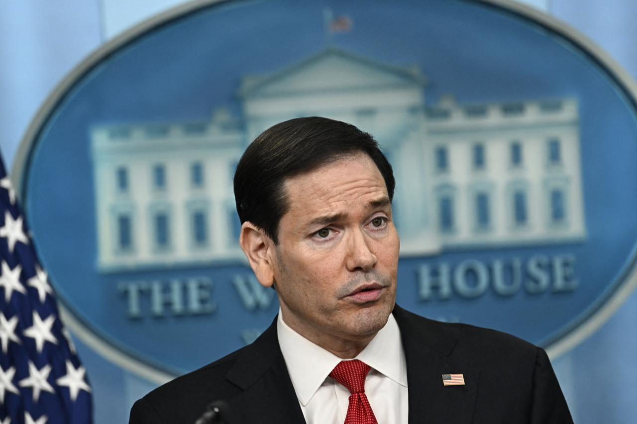 US Secretary of State Marco Rubio speaks during a press briefing in the Brady Briefing Room of the White House in Washington, DC, May 5, 2026. (AFP Photo)