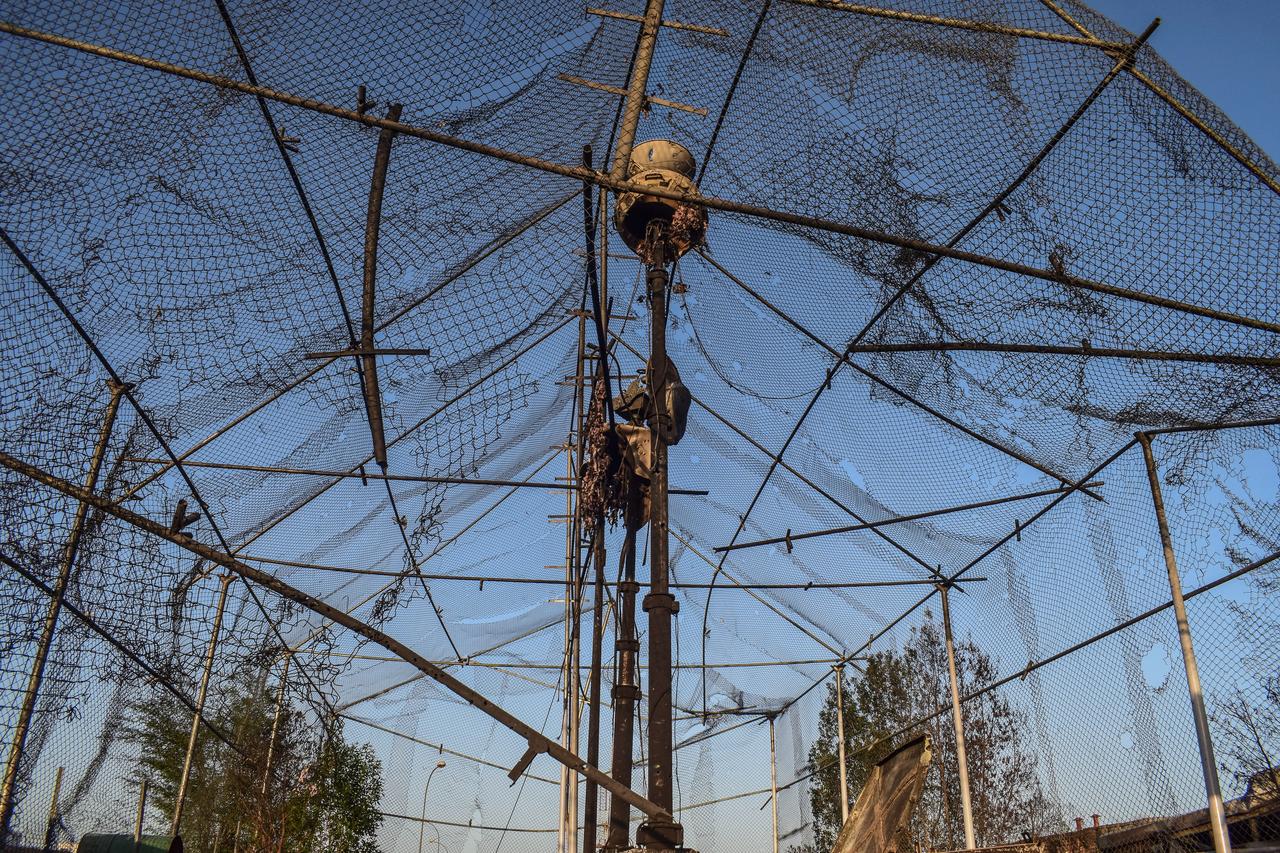 A general view of damaged infrastructure at the former Africa Corps barracks at Camp 2 in Kidal, Mali, May 6, 2026. (AFP Photo)