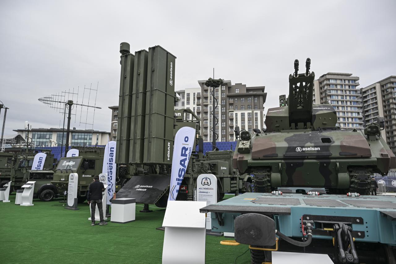 A view from Aselsan's stand at the 2026 International Defense and Aerospace Exhibition (SAHA 2026) in Istanbul, Türkiye, May 5, 2026. (AA Photo)