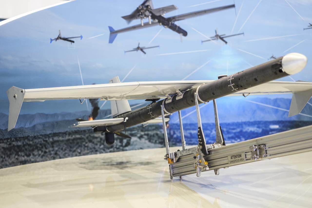 A view of Baykar's Sivrisinek system at the 2026 International Defense and Aerospace Exhibition (SAHA 2026) in Istanbul, May 5, 2026. (AA Photo)