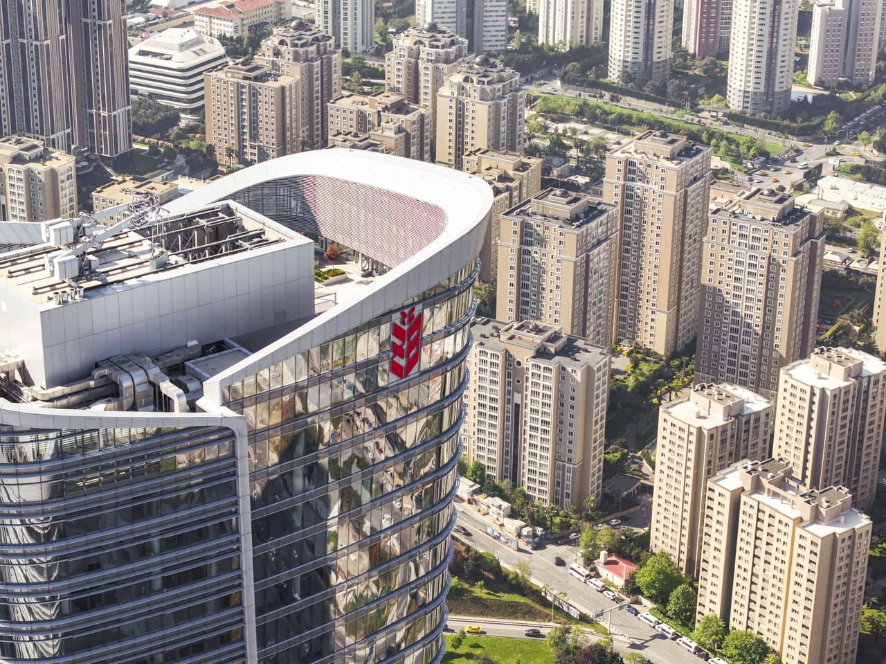 A view of Ziraat Tower at the Istanbul Finance Center (IFC) in Istanbul, Türkiye, May 7, 2026. (AA Photo)