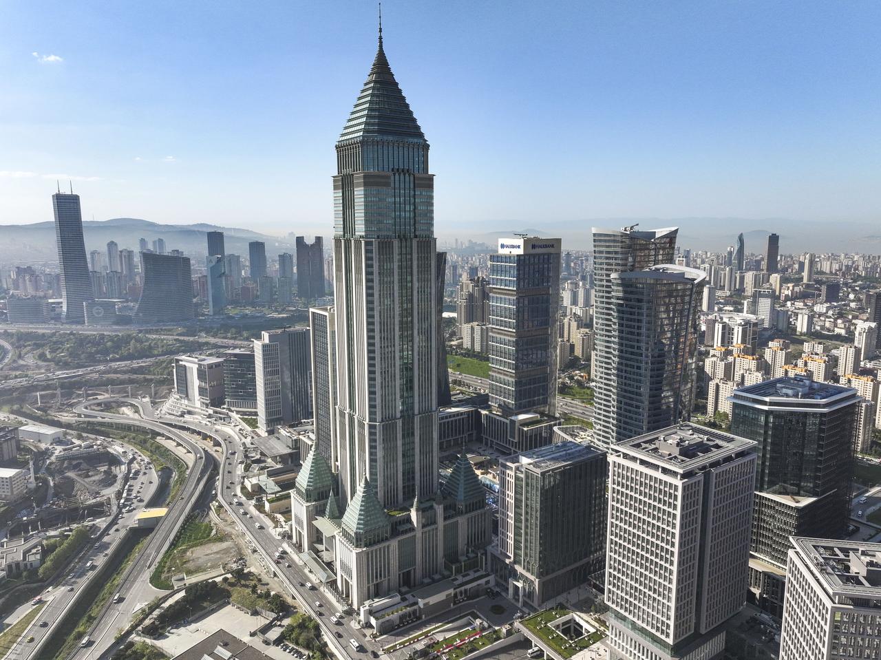 Aerial view of the Istanbul Financial Center in Istanbul, Türkiye, May 7, 2026.  (AA Photo)