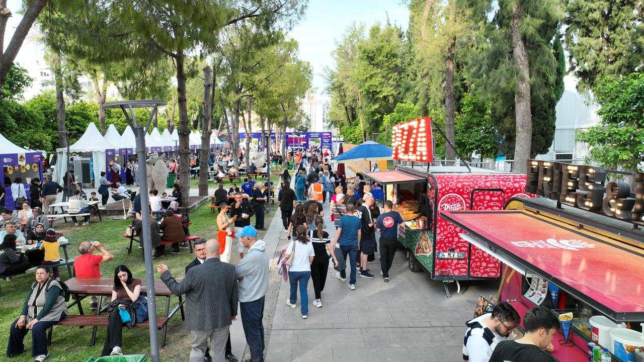 Scenes from the festival stands. Türkiye, May 8, 2026. (IHA Photo)