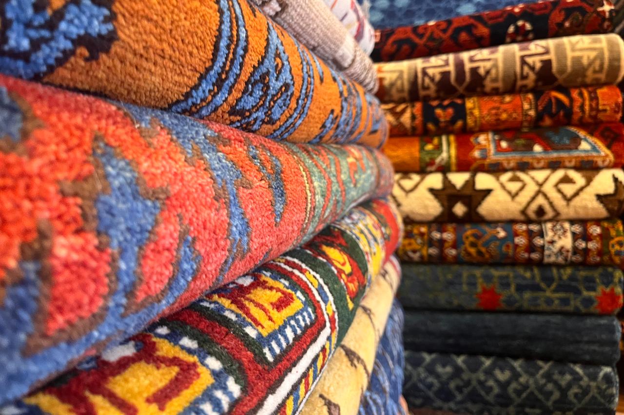 Handwoven Turkish carpets decorate European palaces, global state buildings