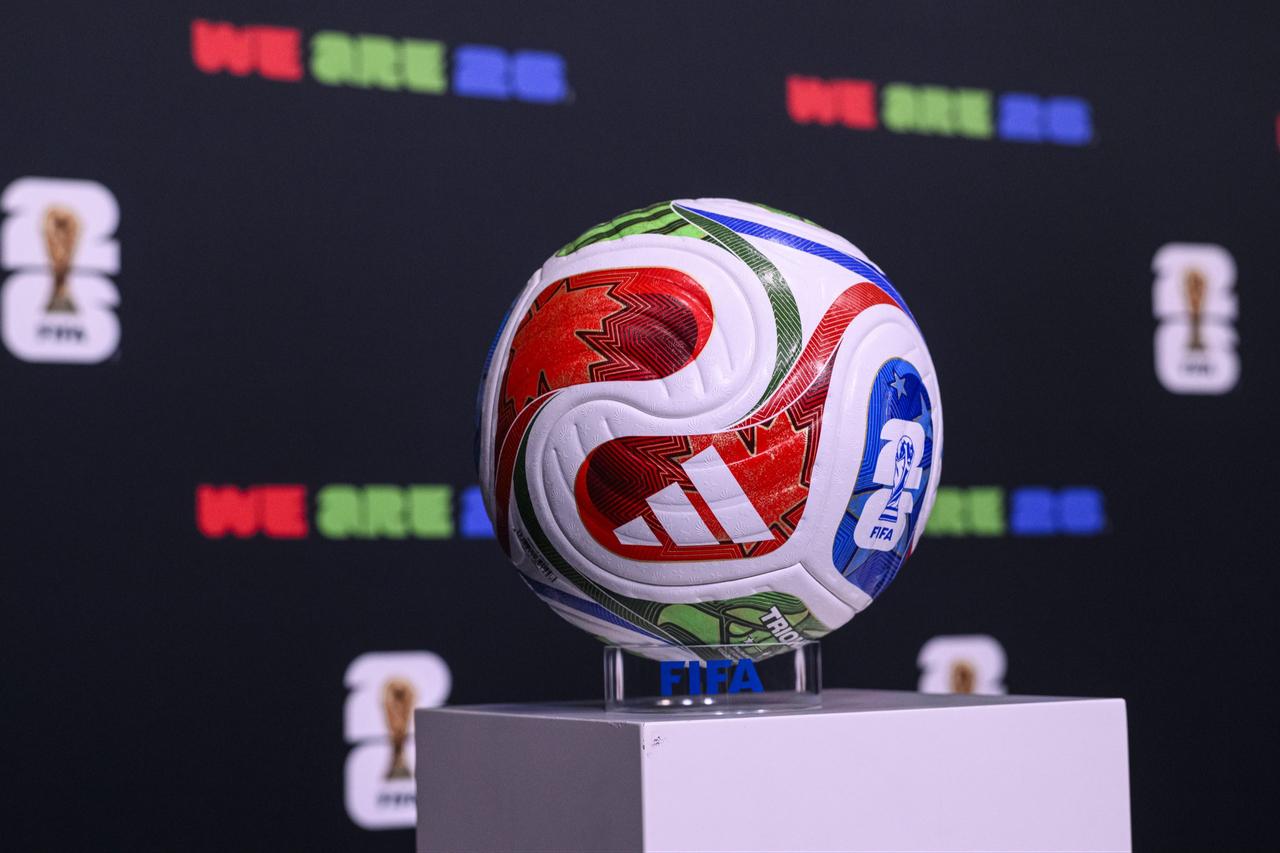 FIFA World Cup 2026 Official Match Ball at the Home of FIFA on Oct. 2, 2025 in Zurich, Switzerland. (Photo by Marcio Machado/FIFA)