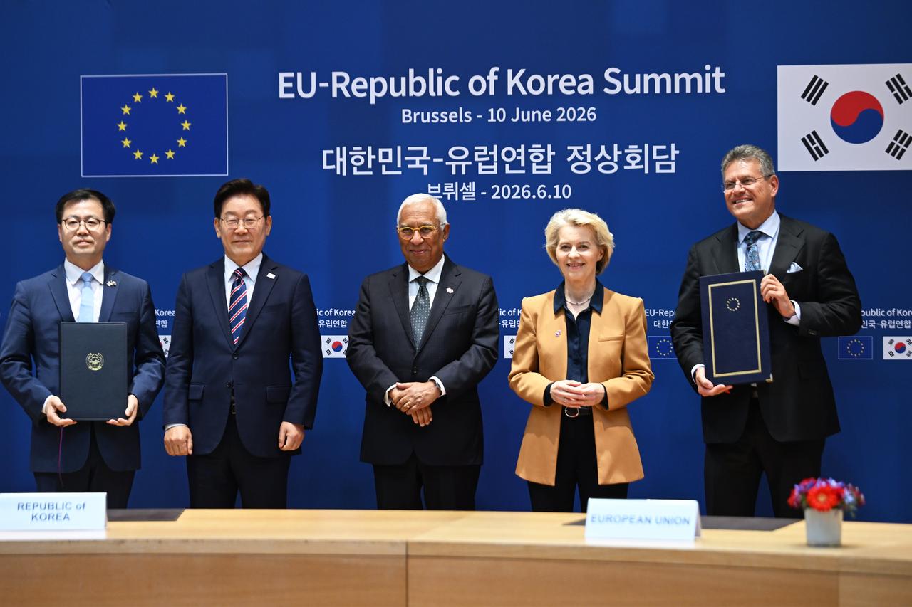 EU and South Korea agree to share classified intelligence as global security frays