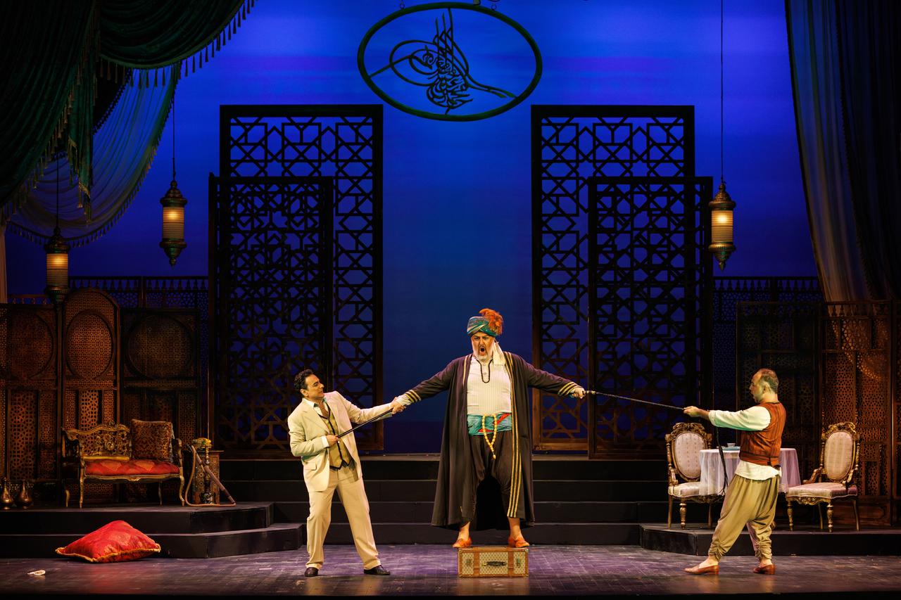 The production staged by the Istanbul State Opera and Ballet (IDOB) was presented to audiences in two performances at the Kadikoy Municipality Sureyya Opera House, receiving great appreciation from viewers. Istanbul, Türkiye, June 10, 2026. (AA Photo)