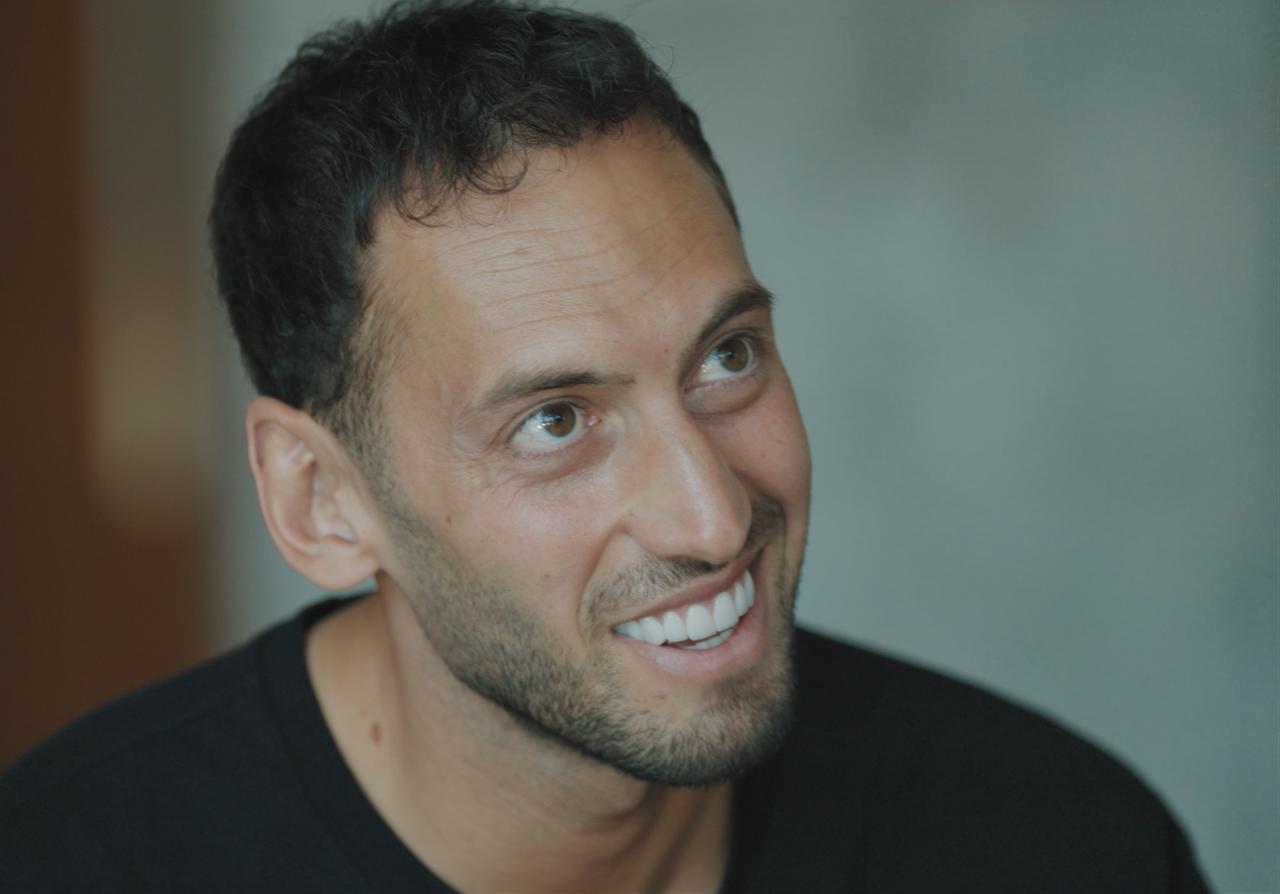 Türkiye captain Hakan Calhanoglu speaks during an interview ahead of the 2026 FIFA World Cup. (AA Photo)