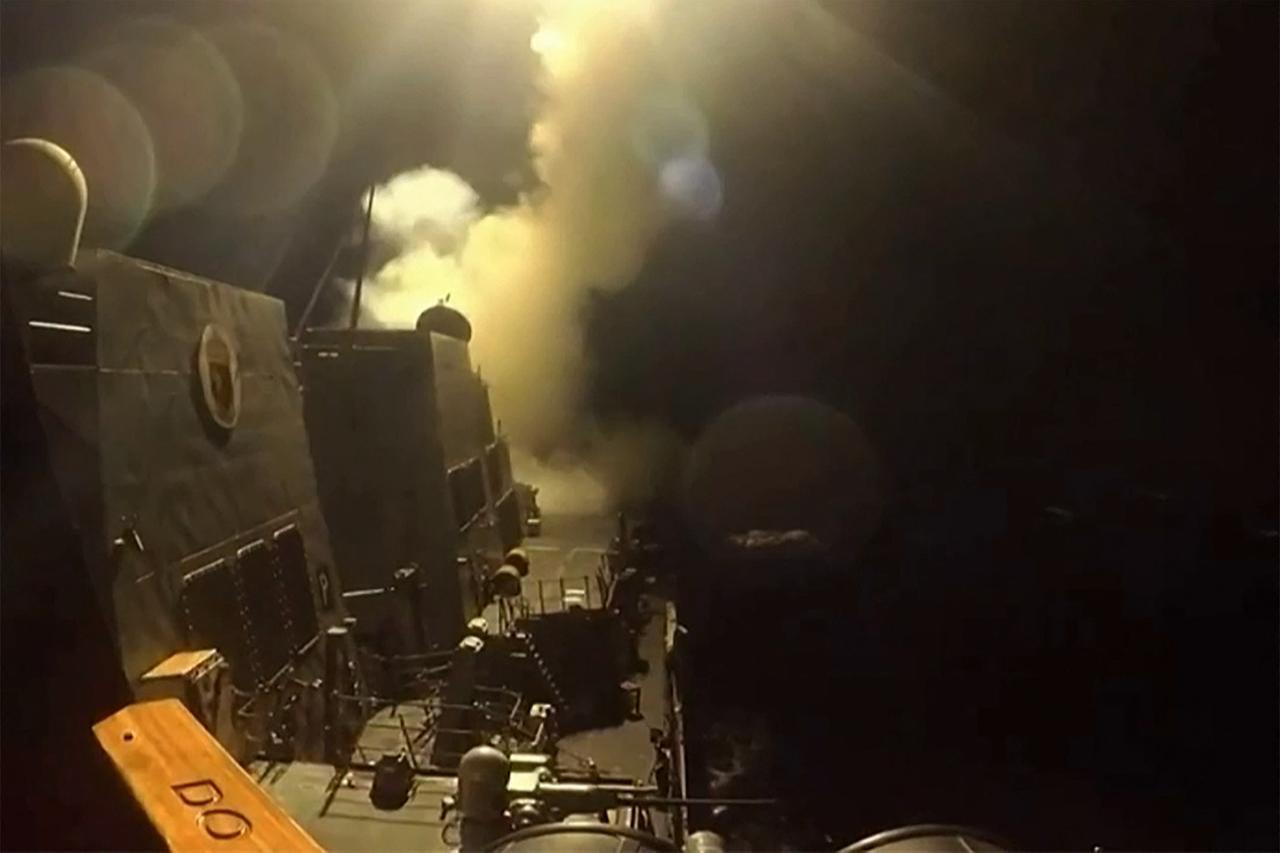 An image grab from a video released by the US Central Command (CENTCOM) on June 11, 2026 shows what the military says are strikes targeting "Iranian military surveillance capabilities, communications systems and air defense sites". (Photo by Handout/US Central Command (CENTCOM)/AFP)