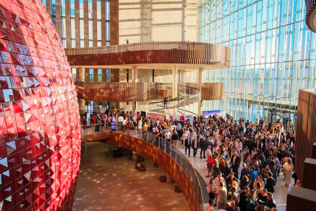 Guests attend the opening ceremony of the 54th Istanbul Music Festival at Ataturk Cultural Center in Istanbul, Türkiye, June 11, 2026. (Photo by Onur Cagrar Cakin)