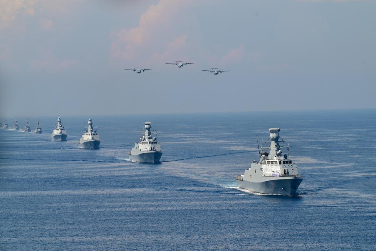 A view from the Distinguished Observer Day activities of the 'Denizkurdu-2/2026' (Sea Wolf) Exercise held in the Gulf of Antalya, Türkiye on June 11, 2026. (AA Photo)