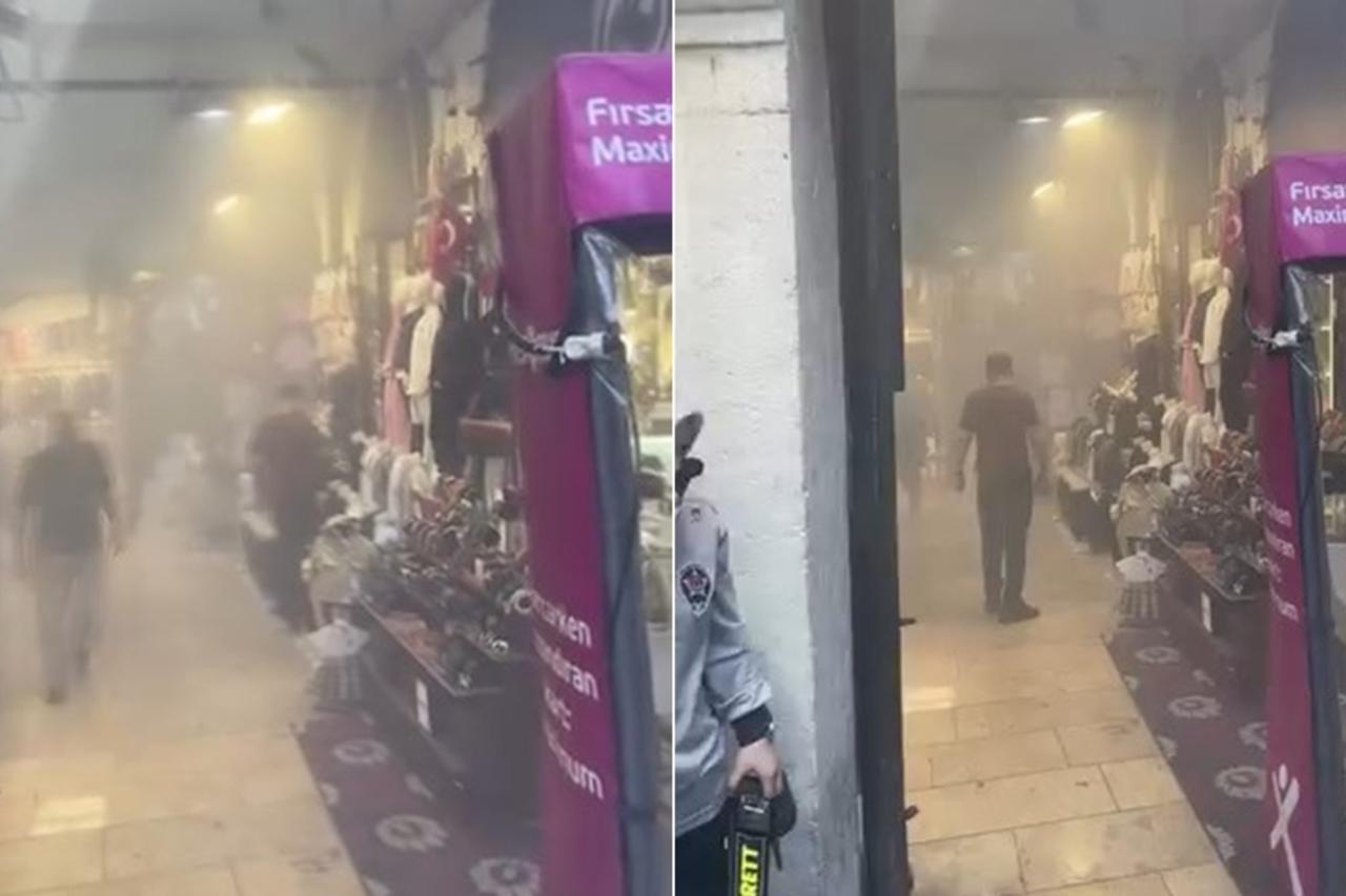 Transformer fire at Istanbul's Grand Bazaar sparks panic