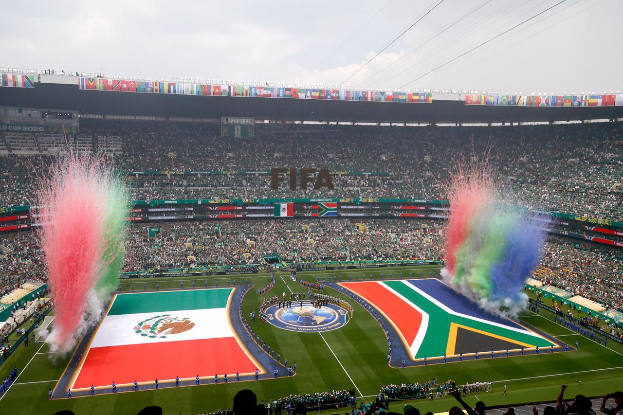 Mexico opens World Cup with 2-0 win as protests rage outside Azteca