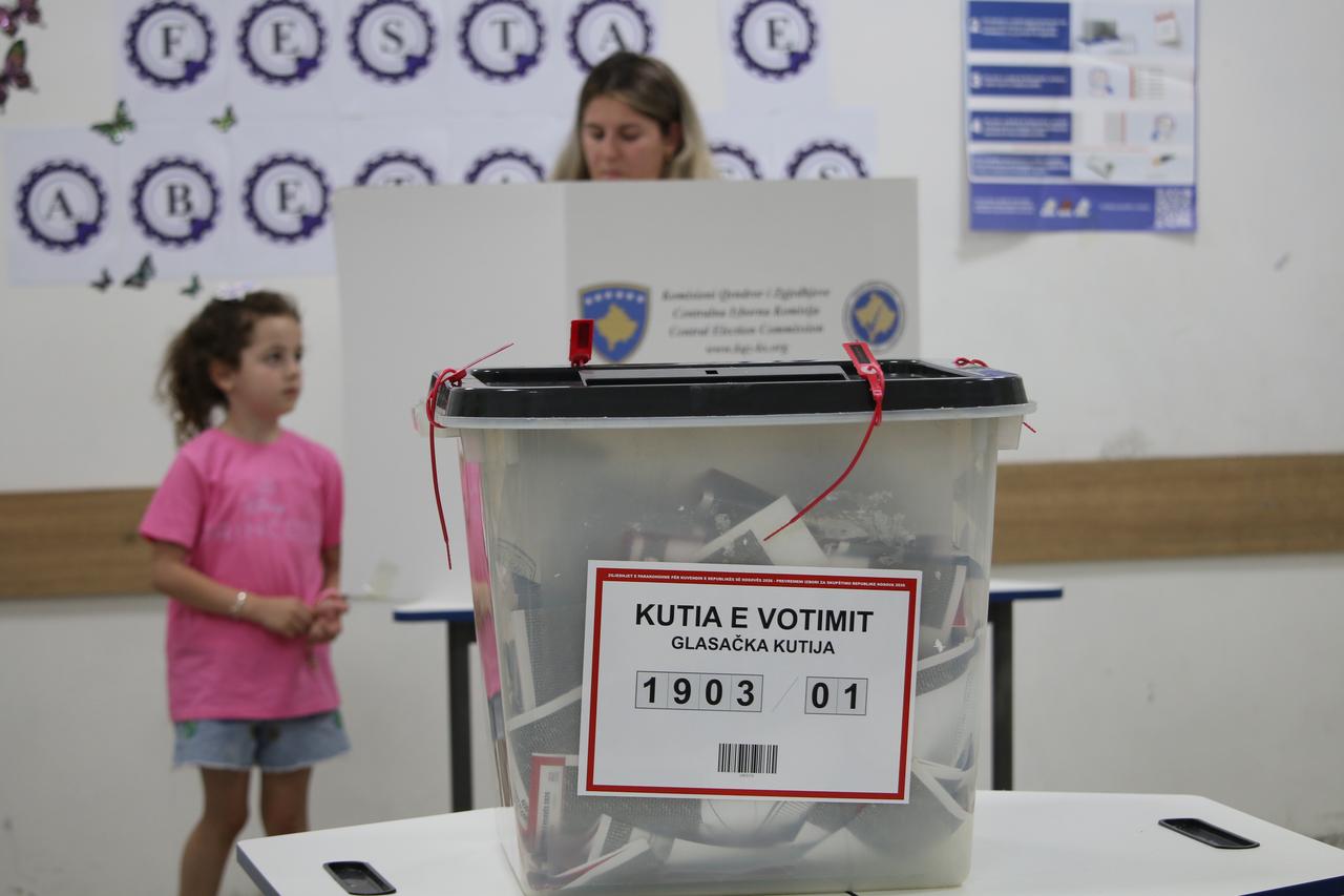 PRISTINA, KOSOVO - JUNE 07: Voting for general elections ends in Pristina, Kosovo on June 07, 2026. (AA Photo)