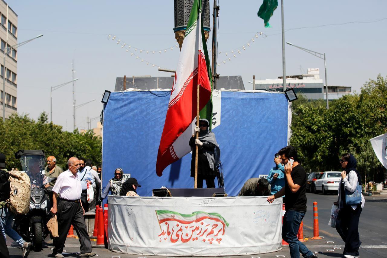 People go about their daily lives as usual in Tehran, Iran, on June 8, 2026. (AA Photo)