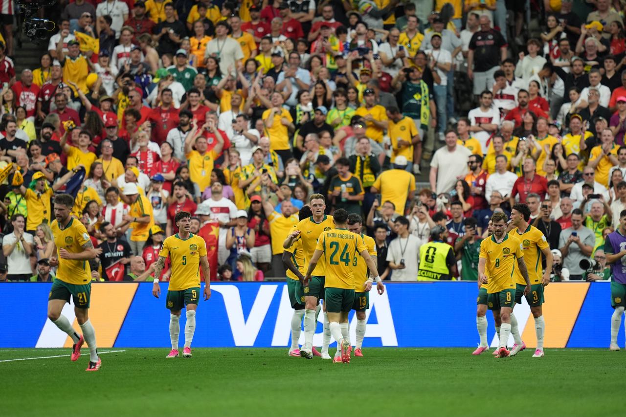 The Australian and Turkish national teams faced off at BC Place Stadium on June 14, 2026, in Vancouver, Canada. (AA Photo)