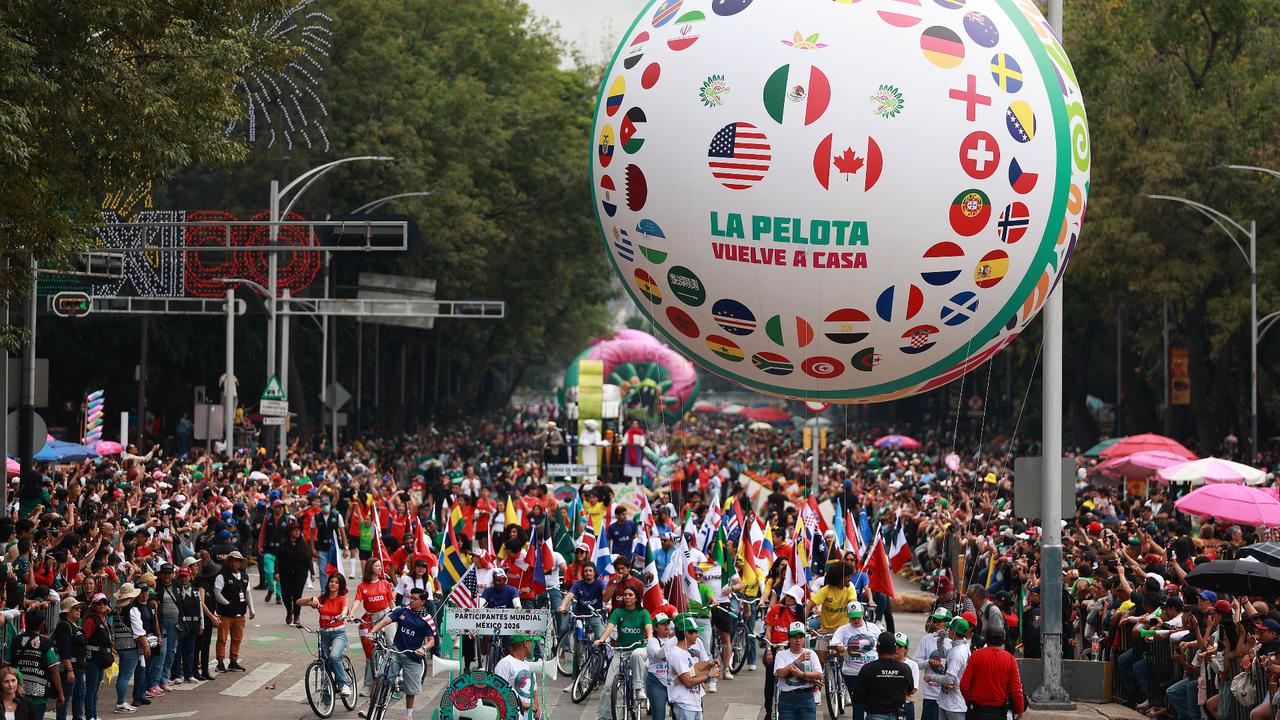 Mexico City unites Day of the Dead and World Cup celebrations