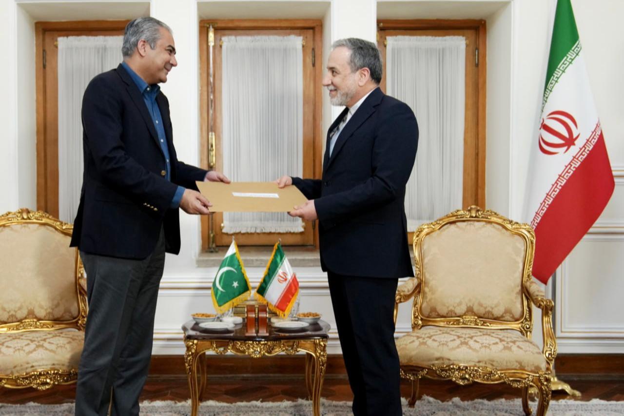 Iranian Foreign Minister Abbas Araghchi meets with Pakistani Interior Minister Mohsin Naqvi in Tehran, Iran on June 07, 2026. (Iranian Foreign Ministry Handout/AA Photo)