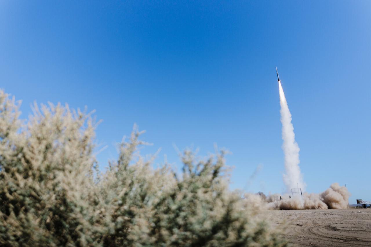 Castelion conducts a flight test with the Blackbeard weapon system on October 5th, 2025, near Mojave, CA. (Photo via Castelion)
