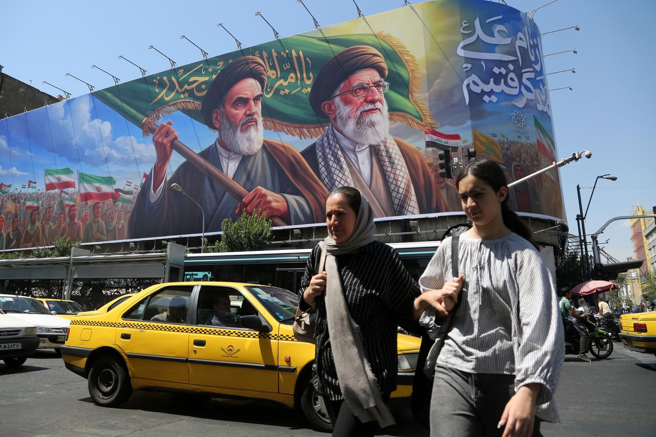 People go about their daily lives as usual in Tehran, Iran, on June 8, 2026. (AA Photo)
