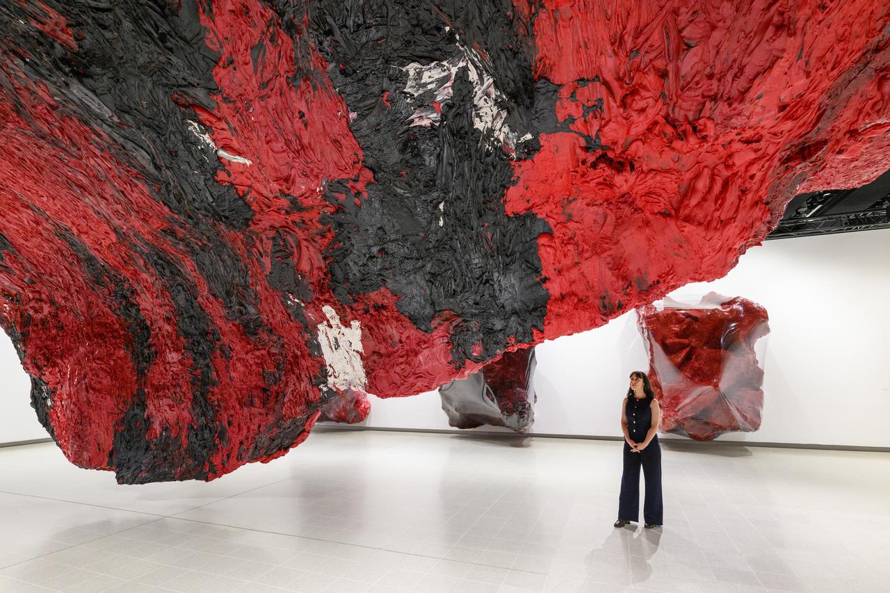 Art installation titled "Mount Moriah at the Gate of the Ghetto" on display at the Hayward Gallery in London, United Kingdom, on June 15, 2026. (AA Photo)