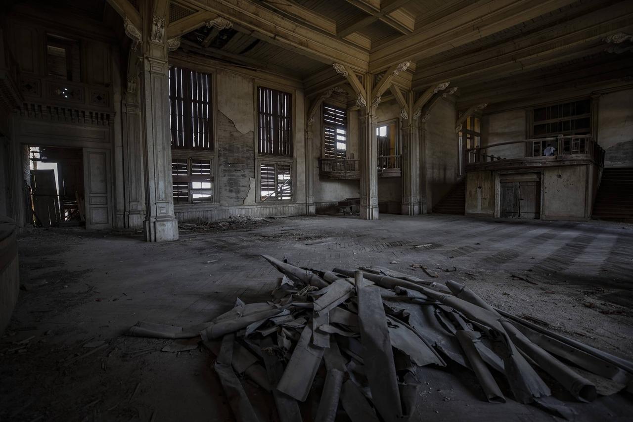 A view of the historic Greek Orthodox Orphanage on Buyukada, Istanbul, Türkiye, Aug. 26, 2021. (AA Photo)