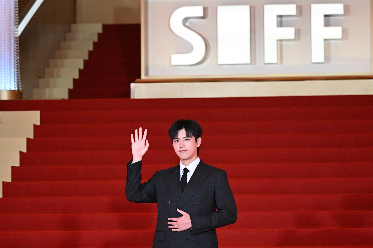 Chinese actor Chen Feiyu, also known as Arthur Chen, arrives on the red carpet of the 28th Shanghai International Film Festival (SIFF) in Shanghai, China on June 13, 2026. (AFP Photo)