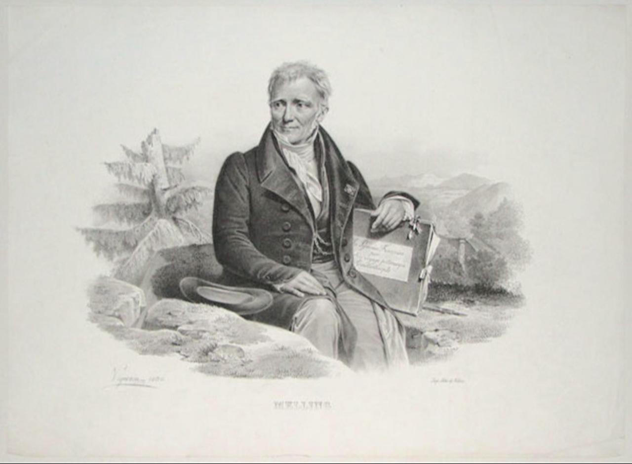 Portrait of Antoine Ignace Melling, 1830, by Pierre Vigneron. (Image via Wikimedia Commons)