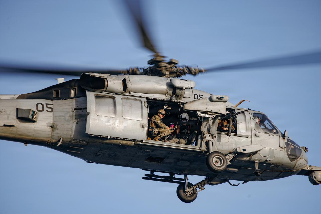 U.S. Sailors embarked aboard the forward-deployed America-class assault ship USS Tripoli (LHA 7) in the U.S. Central Command area of responsibility on May 27, 2026. (Photo via U.S. Marine Corps)