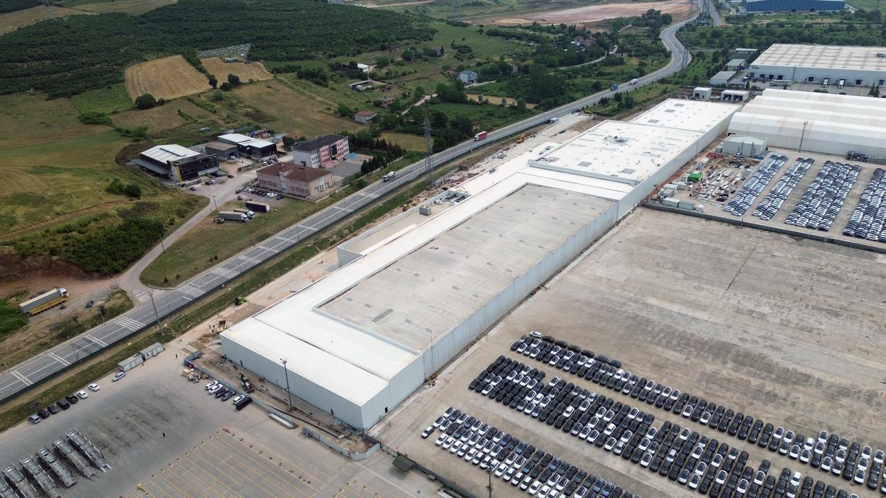 Aerial view of Hyundai Motor Türkiye's new battery production facility in Kocaeli, Türkiye. (Courtesy of Hyundai Motor Türkiye)