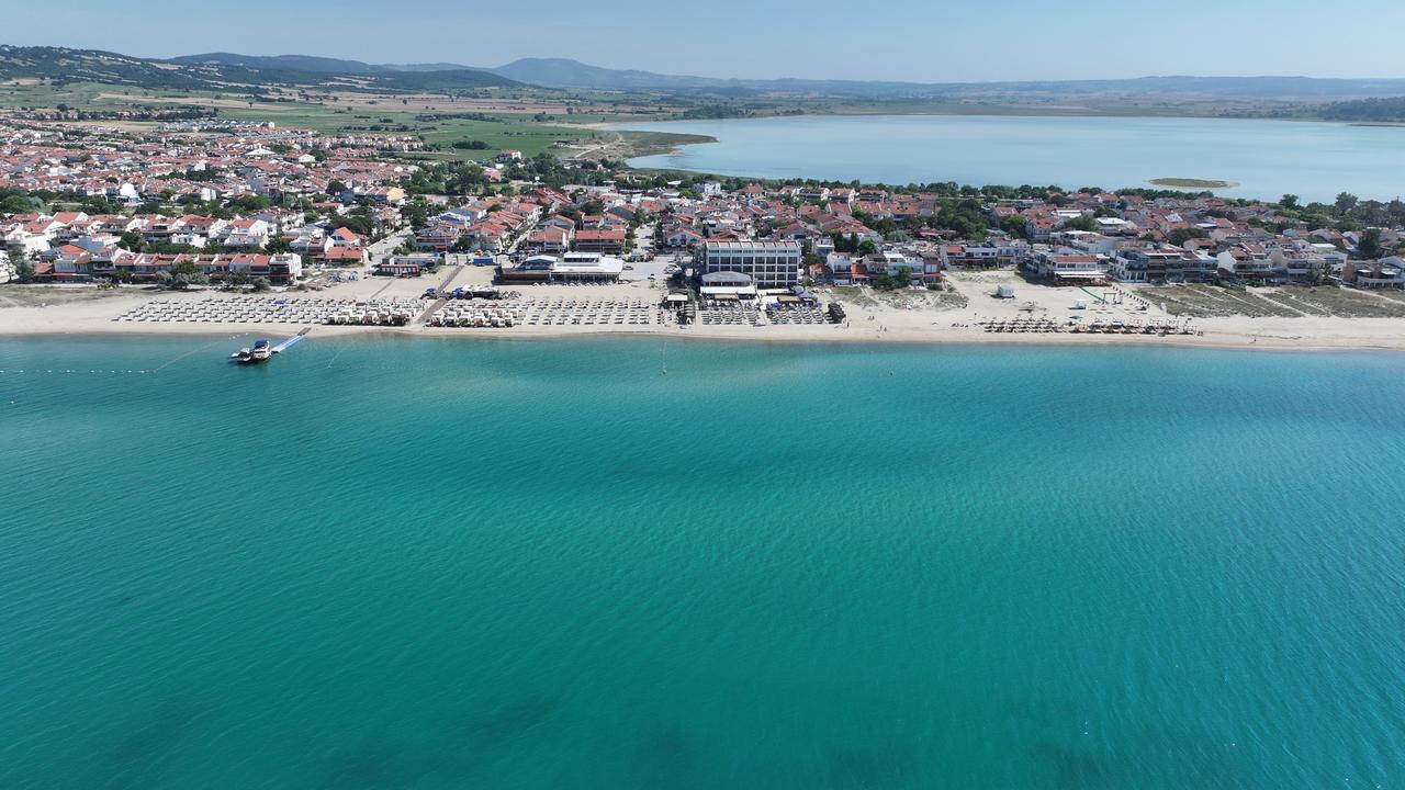 An aerial view of the Saros Gulf, located between the Kesan and Enez districts of Edirne and the Gelibolu district of Canakkale in northwestern Türkiye, June 16, 2026. (AA Photo)