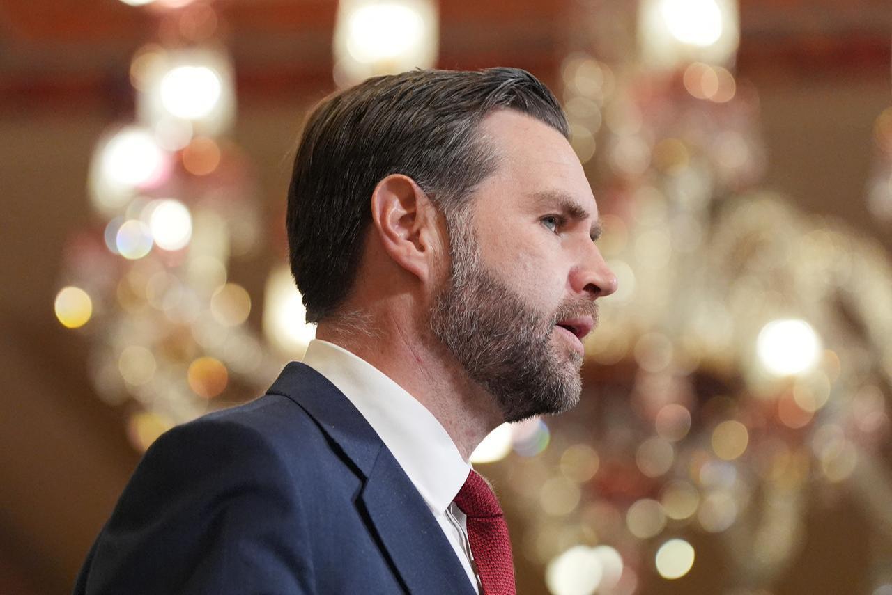 US Vice President JD Vance speaks during a news conference after meeting with representatives from Pakistan and Iran in Islamabad, April 12, 2026. (AFP Photo)