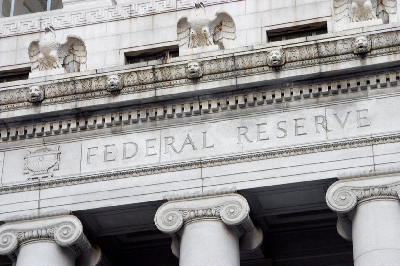 The exterior of the US Federal Reserve building in Washington, DC. (Adobe Stock Photo)