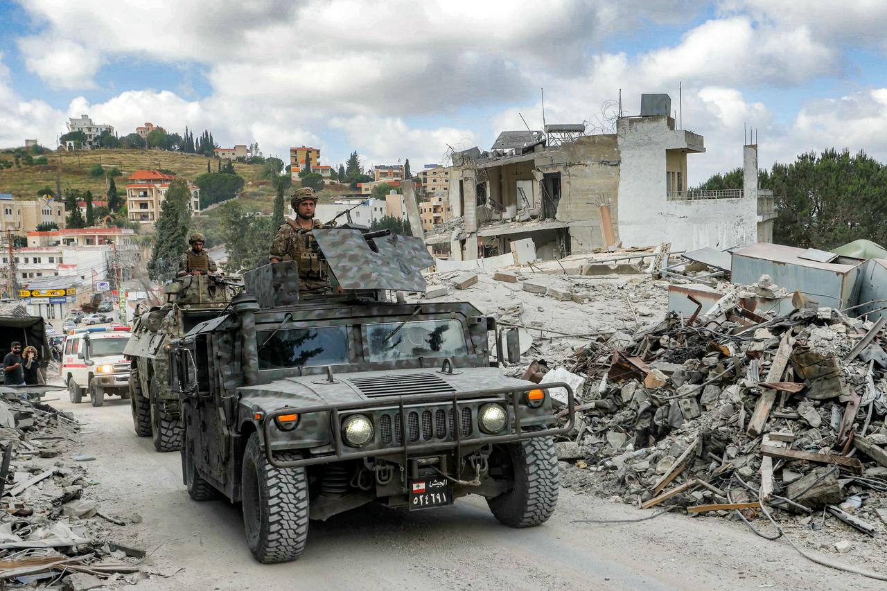 Lebanese army forces deploy in the village of Bir al-Salasel in southern Lebanon on June 15, 2026. (AFP Photo)