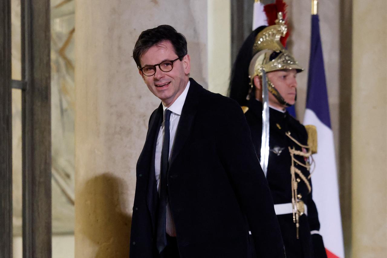 President of Chateau de Versailles Christophe Leribault arrives at the Elysee Palace, in Paris, France, Feb. 27, 2024. (AFP Photo)