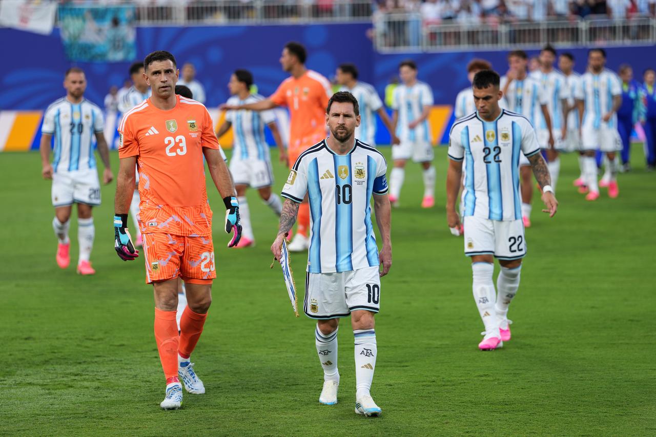 Lionel Messi in Arrowhead Stadium (Kansas City Stadium) in Kansas City, Missouri, United States, June 16, 2026. (AA Photo)