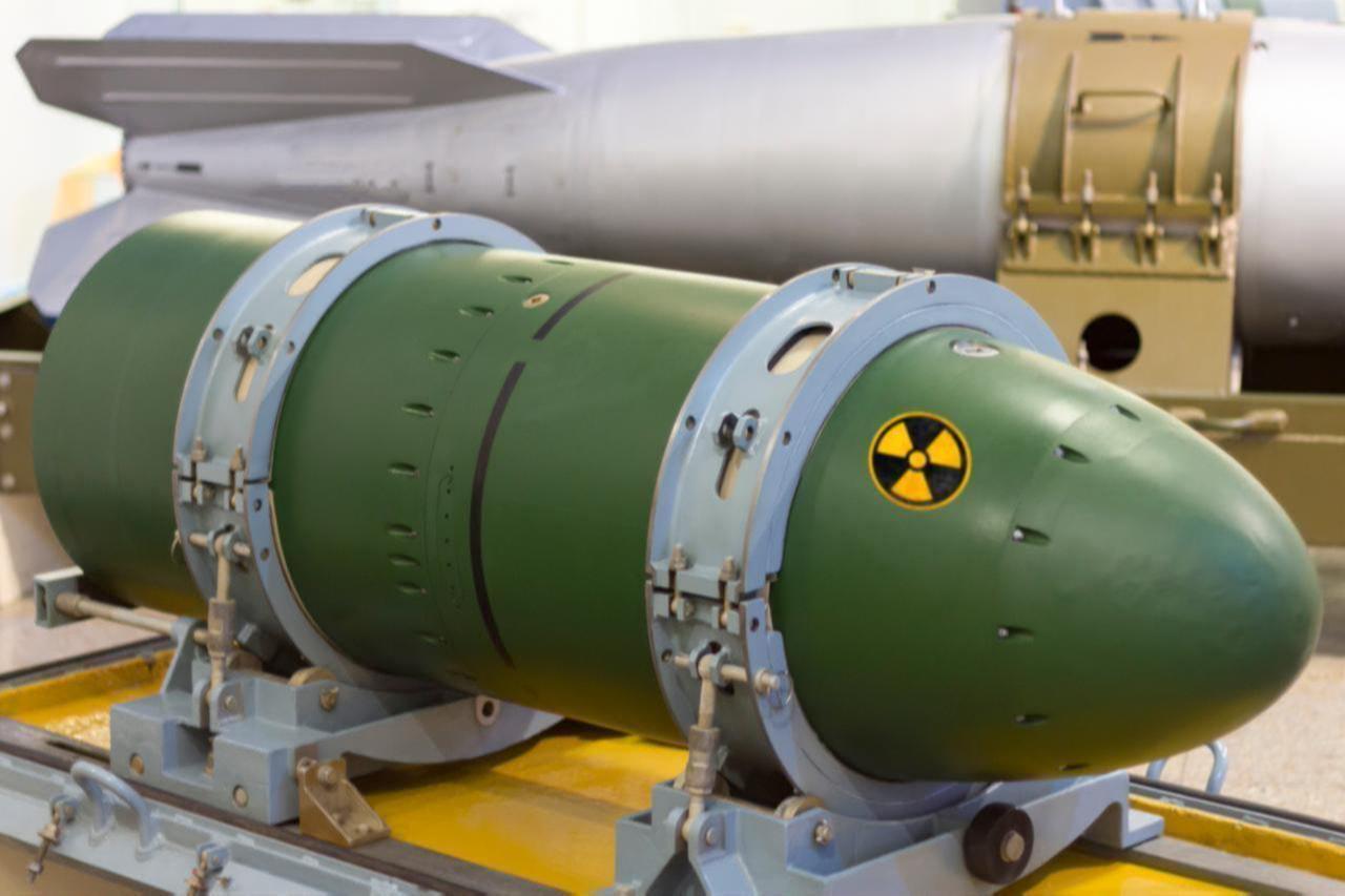 A nuclear warhead on the stand, date and time undisclosed. (Adobe Stock Photo)