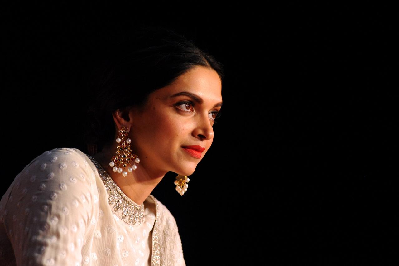 Portrait of Bollywood actress Deepika. (AFP Photo)