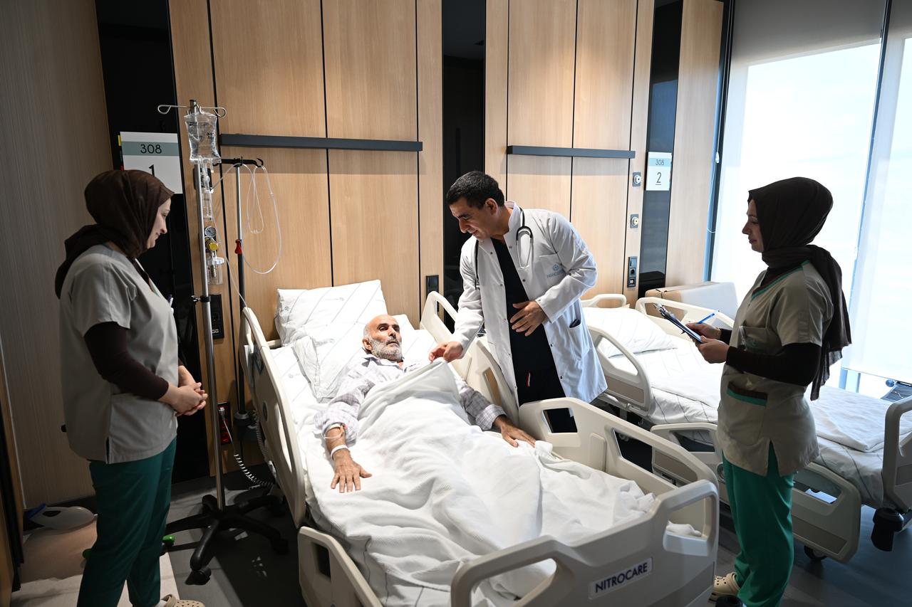 After detailed examinations at a private healthcare facility in the city, a decision was made to proceed with surgery, and the tumor in Mamisof’s pancreas was removed in an operation lasting approximately five hours. Kahramanmaras, Türkiye, June 20, 2026. (AA Photo)