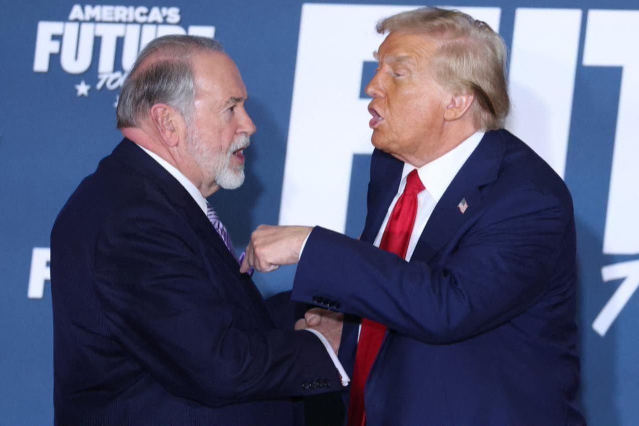 Huckabee jokes about being fired by Trump in Jerusalem speech