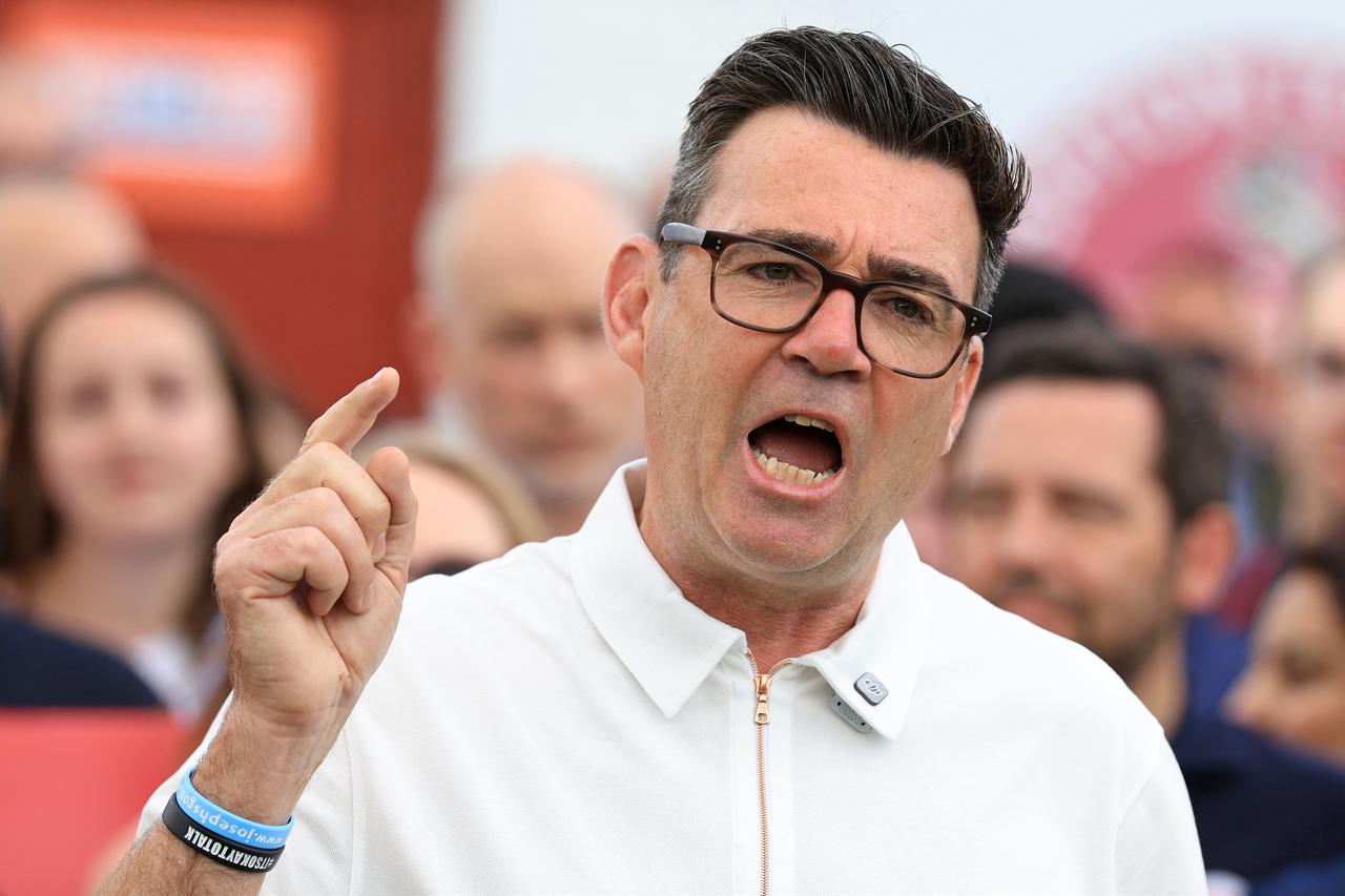 New Labour Party MP for Makerfield, Andy Burnham speaks to supporters and members of the media at Ashton Town FC, in Ashton in Makerfield, north-west England, June 19, 2026. (AFP Photo)