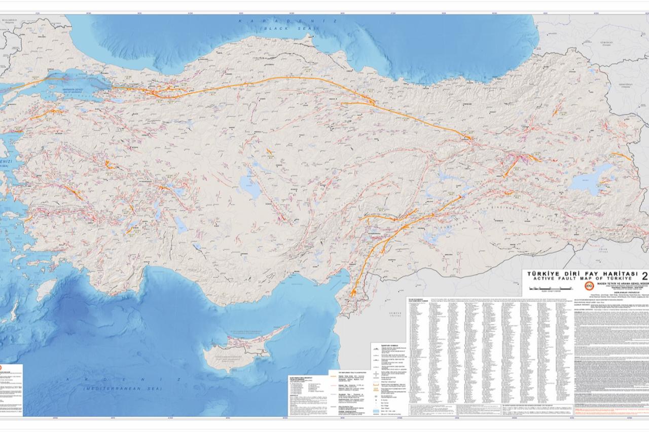 Türkiye updates active fault map for first time in 13 years