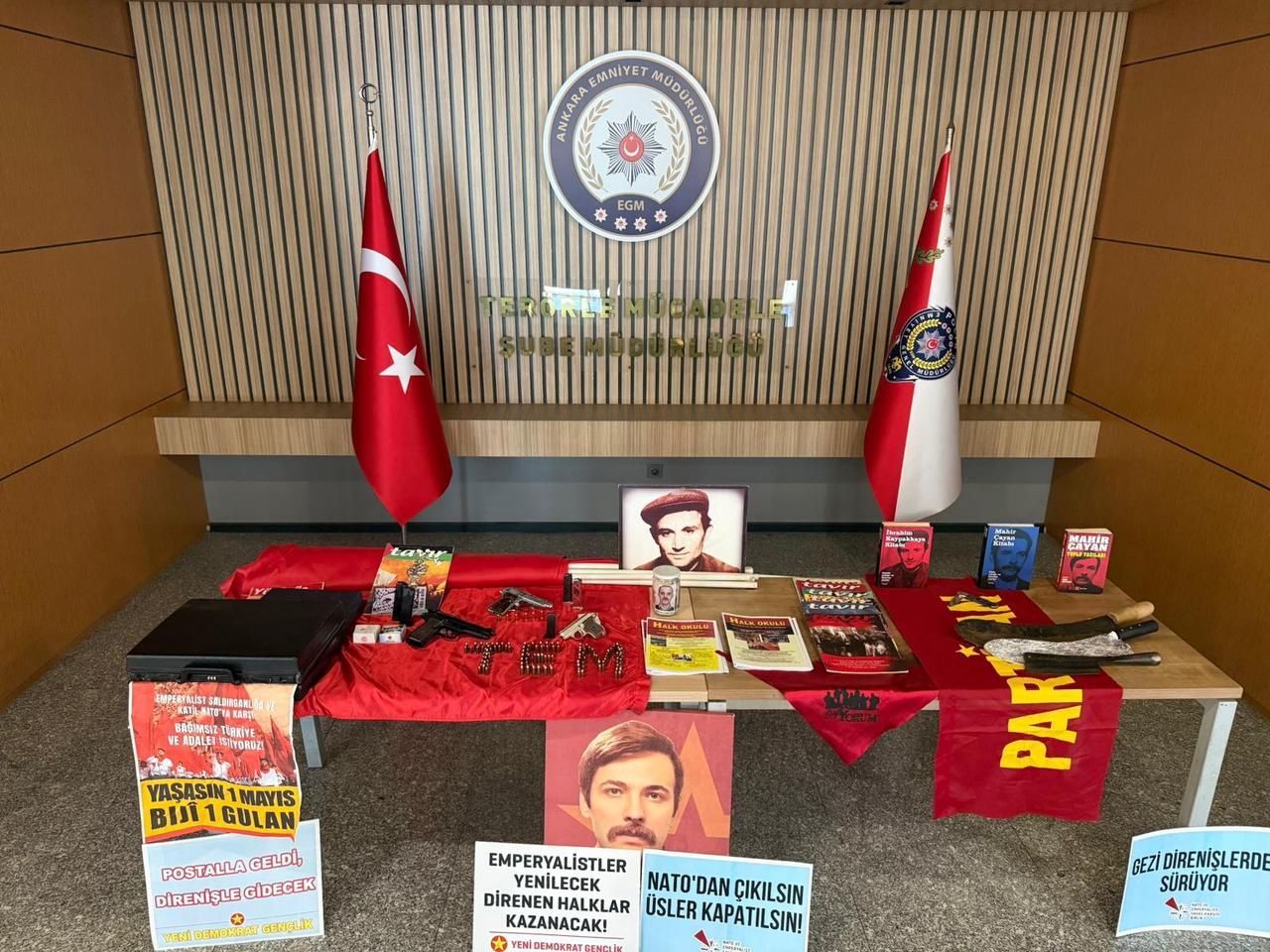 Ankara Chief Public Prosecutor’s Office said 209 of 241 suspects were detained as part of an investigation targeting terrorist organizations, June 23, 2026. (AA Photo)