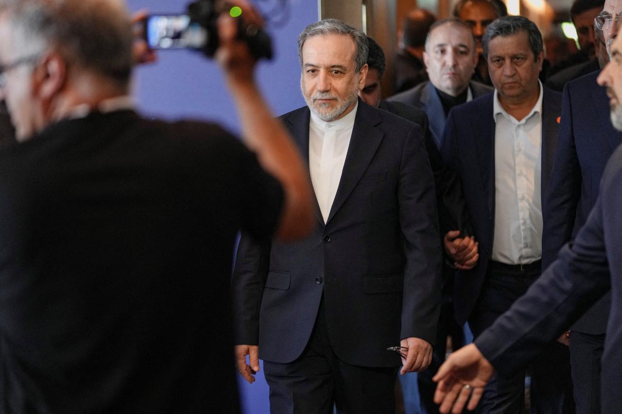 Iran's Foreign Minister AbbasAraqchiattends a quadrilateral meeting between the United States, Iran, Pakistan and Qatar at the Burgenstock luxury hotel complex overlooking Lake Lucerne, Switzerland, June 21, 2026. (AFP Photo)