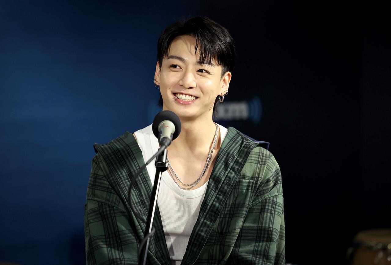 Jungkook visits SiriusXM at SiriusXM Studios in New York City, US,  on September 22, 2023. (AFP Photo)