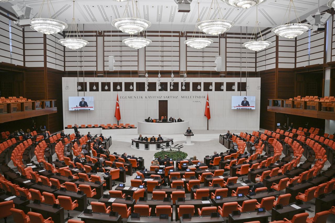 Photo shows General Assembly of Turkish Parliament in Ankara, Türkiye, on June 17, 2026. (AA Photo)